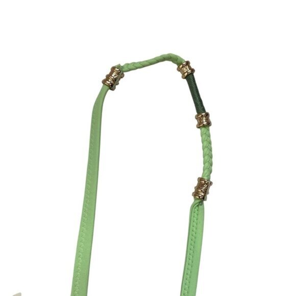 Aerie Lime Green Beaded One Shoulder One Piece Swimsuit NWT Size M - Picture 4 of 6